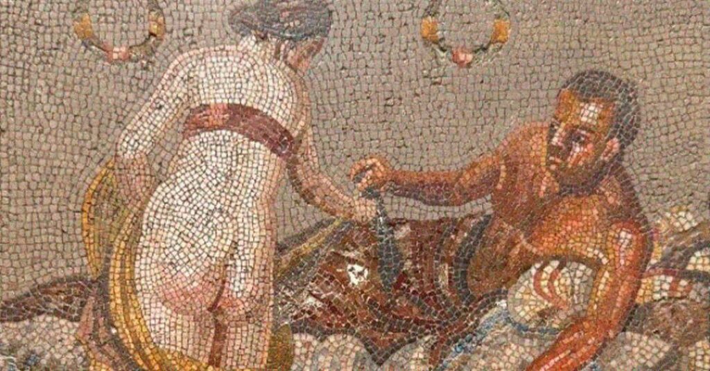 Mosaico erótico saqueado por nazista é devolvido para Pompeia após mais de 80 anos
