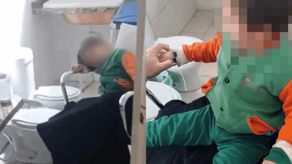 Criança de 4 anos com autismo é encontrada amarrada em banheiro de escola no Paraná