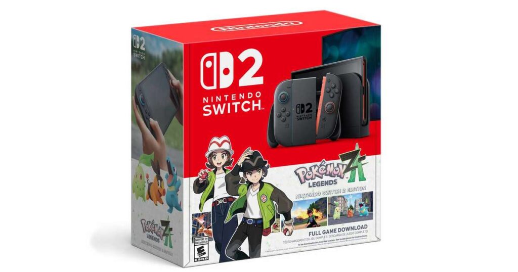 Switch 2 terá bundle com cópia digital de Pokémon Legends: Z-A