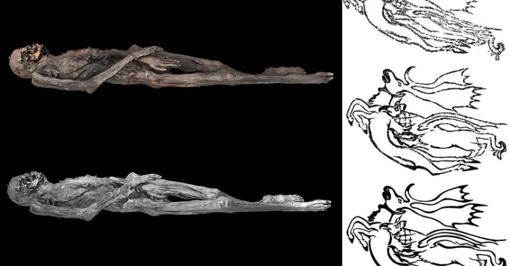 Cientistas desvendam tatuagens de animais em múmias do gelo de mais de 2 mil anos