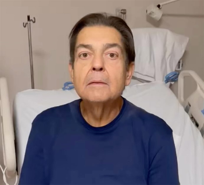 Faustão é extubado e recebe visita dos filhos no Dia dos Pais