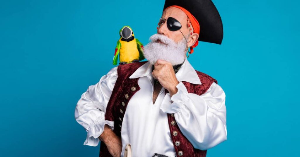 Por que papagaios têm fama de pet de pirata?