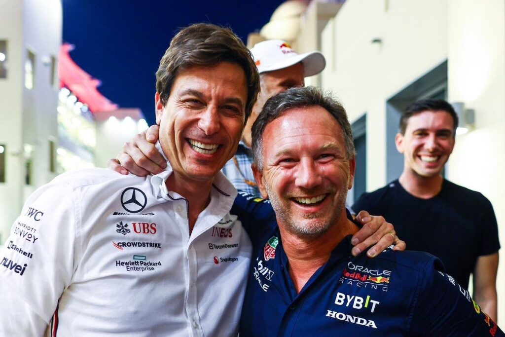 “Quem vou odiar?”,diz Wolff ao falar de “cu***” Horner fora da F1