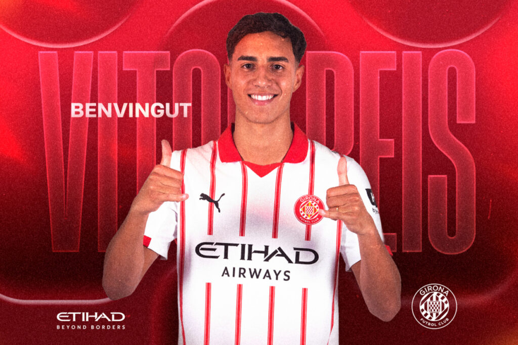 Manchester City empresta Vitor Reis ao Girona