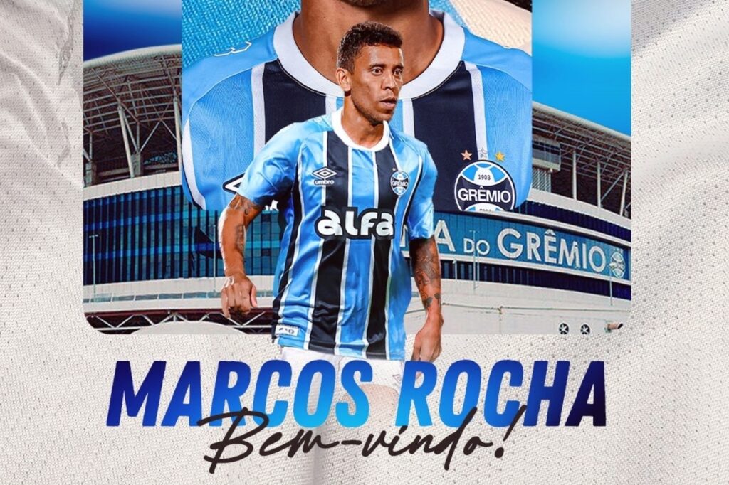 Grmio oficializa contratao de Marcos Rocha
