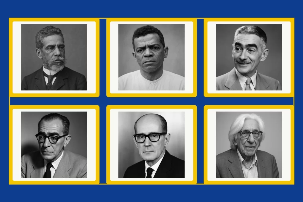 A seleção masculina suprema da literatura brasileira de todos os tempos
