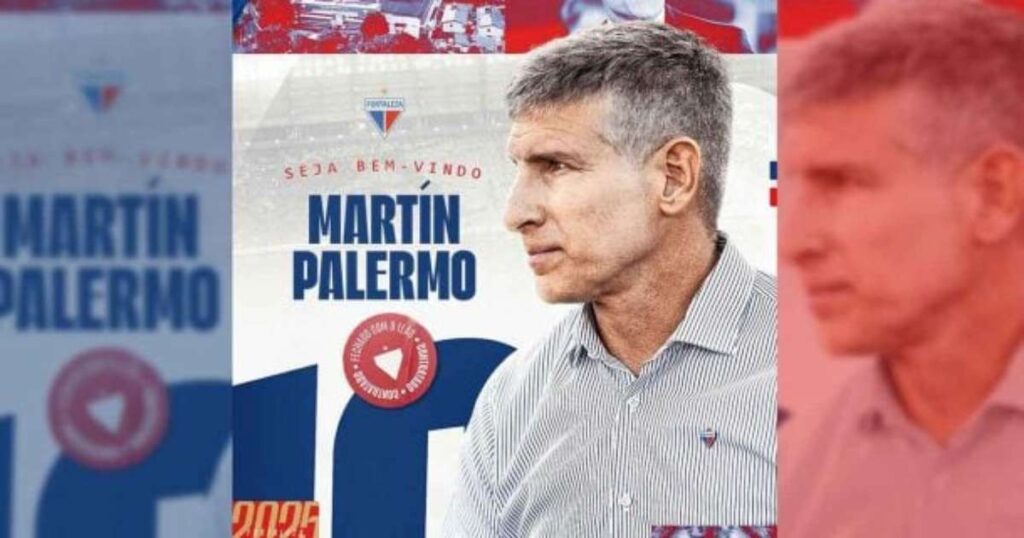 Fortaleza anuncia a contratação de Martín Palermo como novo treinador