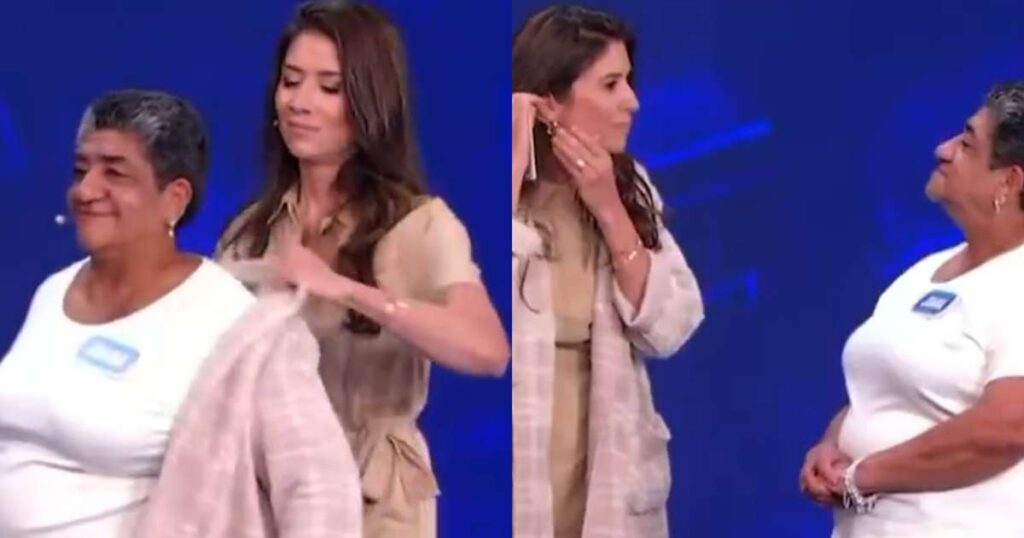 Rebeca Abravanel toma atitude para ajudar idosa no Roda a Roda e encanta a web: ‘Muito especial’