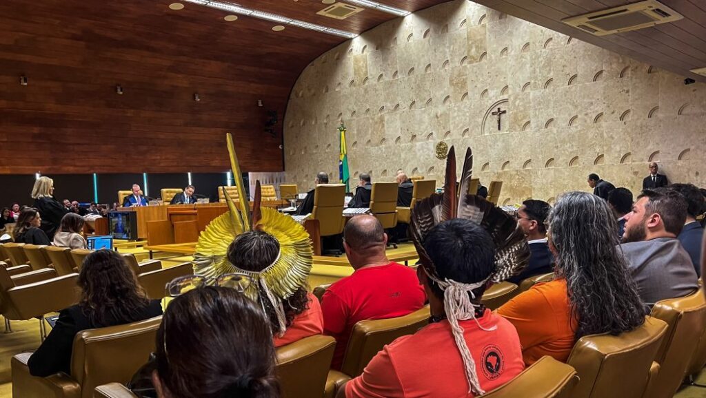 Na capital federal, indígenas da Bahia e de Pernambuco cobram demarcações e inconstitucionalidade da Lei do Marco Temporal