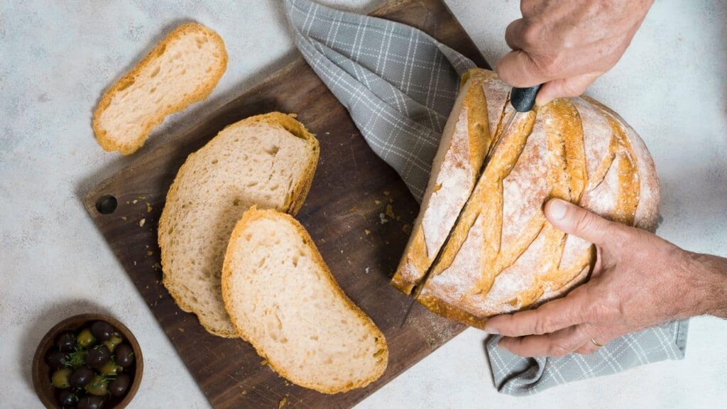 Receita simples de pão caseiro