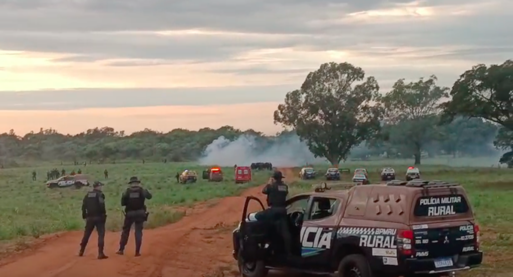 Retomada na TI Iguatemipeguá II é atacada por jagunços e DOF; cinco Kaiowá e Guarani foram presos