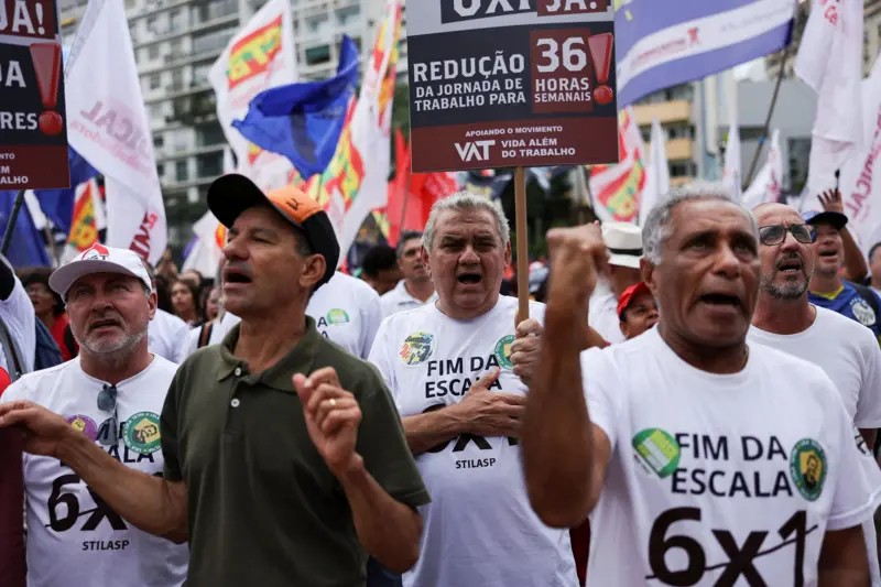 Fim da escala 6×1 colocaria Brasil 'em linha com grande parte do mundo ocidental', diz jornal financeiro mais influente do mundo
